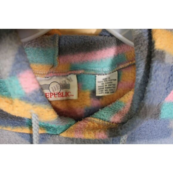 Vintage Denim RepublicRare Pastelle Tribal Hoodie - Size Large - Picture 3 of 4